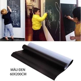 BẢNG DÁN TƯỜNG 60x200cm CHO BÉ TẬP VẼ TẬP TÔ , TẶNG BÚT VÀ PHẤN, CÓ HỘP ĐỰNG