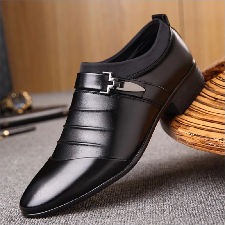 [ HOÀN XU 5% Đơn 0 Đồng ] Giày tây nam da bò đế mềm GN265