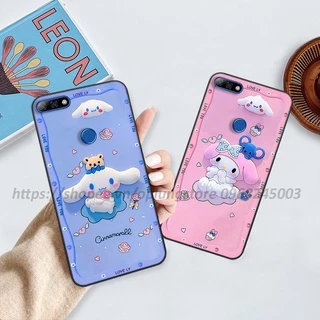 Ốp lưng Huawei Y6 Prime/ Y6 2018/ Y7 Prime-Pro 2018/ Y9 2018 in hình 3D gấu cute cool ngầu giả nổi.