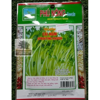 HẠT GIỐNG CẢI MẦM PHÚ NÔNG GÓI 30GR