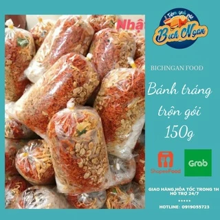 Bánh tráng trộn kèm thêm quất không có xoài răm