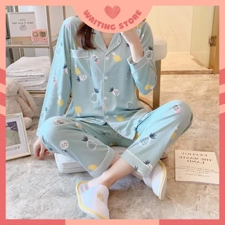 Đồ bộ Pijama - Bộ mặc nhà cotton dài tay quần dài DDCP02