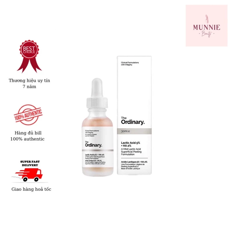 [Bill Sephora US] Serum Tẩy Tế Bào Chết Dịu Nhẹ The Ordinary Lactic Acid 5% + HA 2%