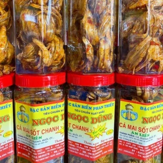 Cá Mai Sốt Chanh ( ăn liền ) là món ăn ngon của Shop Đặc Sản Biển Phan Thiết NGỌC DŨNG; Hộp 200 gram. HSD 12 tháng