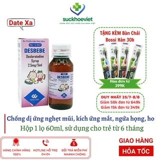 [GIÁ GỐC] Desbebe thuốc chống dị ứng cho trẻ lọ 60ml