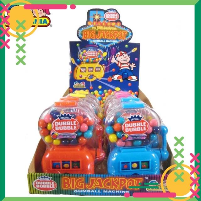 Máy bán kẹo xổ số Big Jackpot Dubble Bubble (loại lớn)