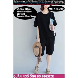 🔴QUẦN NGỐ ỐNG BO unisex VẢI SIÊU ĐẸP BIGSIZE 70-100KG🔴