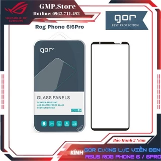 Kính cường lực Gor ASUS ROG Phone 6 / 6 pro / 6d / 6d ultimate / 6 Batman Full Viền Đen (Chính Hãng)