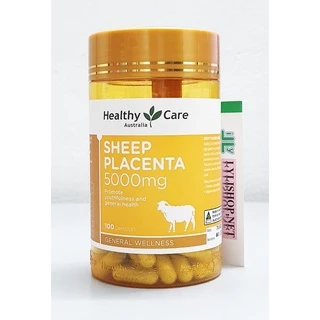 date 1/2026 - Nhau thai cừu Healthy Care Sheep Placenta 5000mg Hộp 100 viên của Úc
