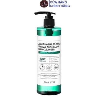 Sữa Tắm Giảm Mụn Lưng Some By Mi AHA-BHA-PHA 30 Days Miracle Acne Clear Body Cleanser 400g