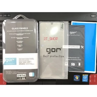 Bộ 2 kính cường lực cho LG G8 /G8X/G7 / V50S , V60 Thin Q - trong suốt chính hãng Gor (2 miếng)