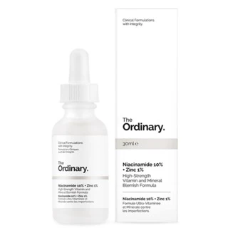 Serum Da Mụn, Giảm Thâm The Ordinary Niacinamide 10% + Zinc 1%