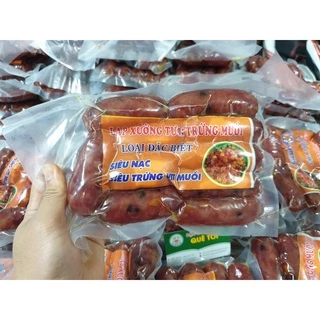 500g Lạp xưởng trứng muối - Lạp xưởng Cai Lậy hàng sấy khô 3 lửa - Ship toàn quốc