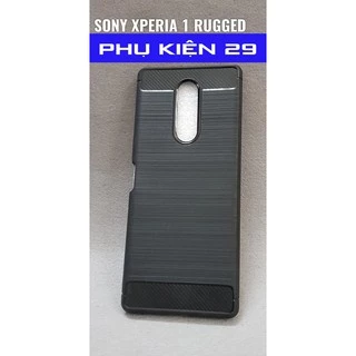 [Sony Xperia 1] Ốp lưng silicon chống sốc RUGGED