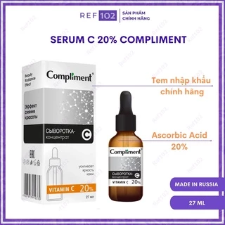 Serum vitamin C 20% Compliment sáng da , mờ thâm , chống oxi hóa và ngừa lão hóa