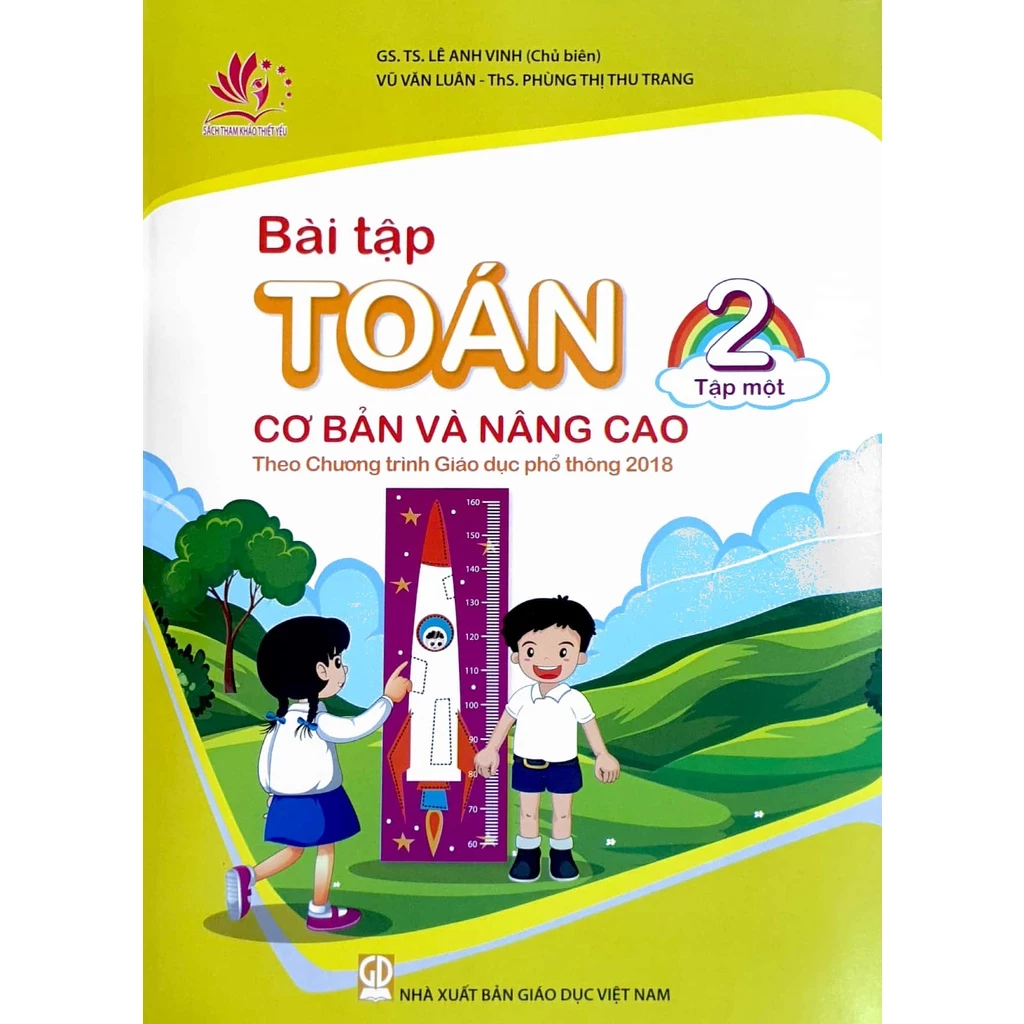 Sách - Bài tập Toán cơ bản và nâng cao Lớp 2 - Tập 1 (Theo chương trình Giáo dục phổ thông 2018)