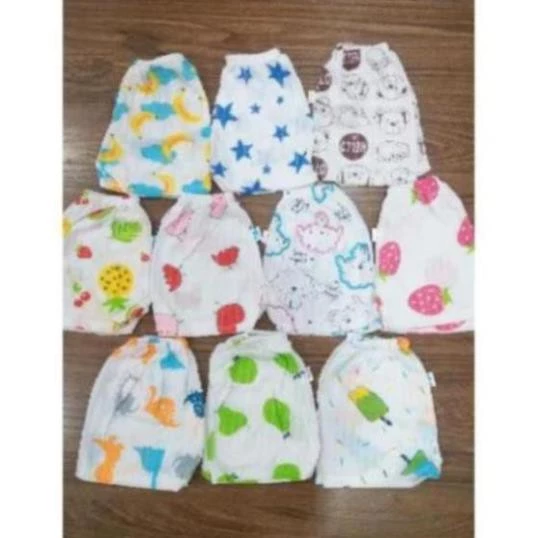 COMBO 10 Quần Chục Đùi COTTON GIẤY cực mềm mịn thoáng mát cho bé