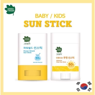 [Green FINGER] Power Shield SUN Stick 14g Outdoor Clear SUN Stick 20g Kem chống nắng trẻ em / SPF 50 + PA + + + / Chống nắng chống nước / KIDS SunStick SUN CARE MÀN HÌNH SUN