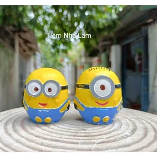 combo 2 Tượng thạch cao minion size mini