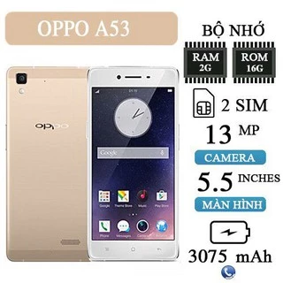 Điện thoại OPPO A53 2Sim Ram 2G/16G Chơi TikTok zalo FB Youtube.. Bảo hành 6 Tháng