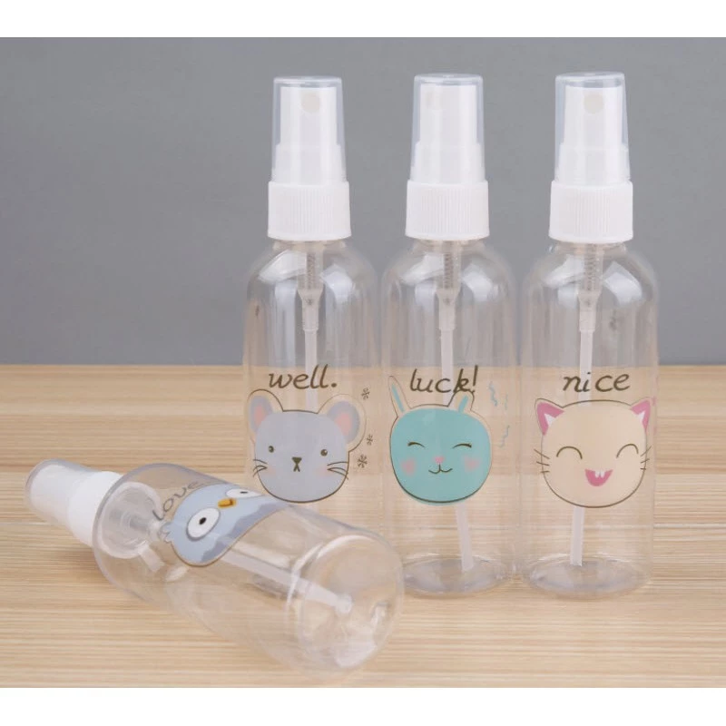 [HCM - Sĩ ] Chai xịt dung dịch phun sương mini loại 40ml, 60ml 75 ml, 100ml họa tiết cực kỳ dễ thương / TRƠN 3 MÀU