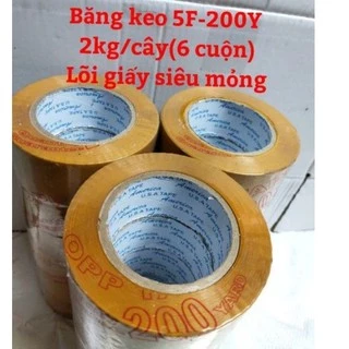 combo 10 cây băng keo 200y 2kgkg/cây 6 cuộn