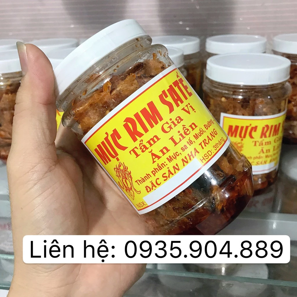 🔥 Ăn Vặt 🔥 Siêu Cay 🔥[ 200Gram ] Mực Rim Sa Tế | Mực Rim Vị Cay