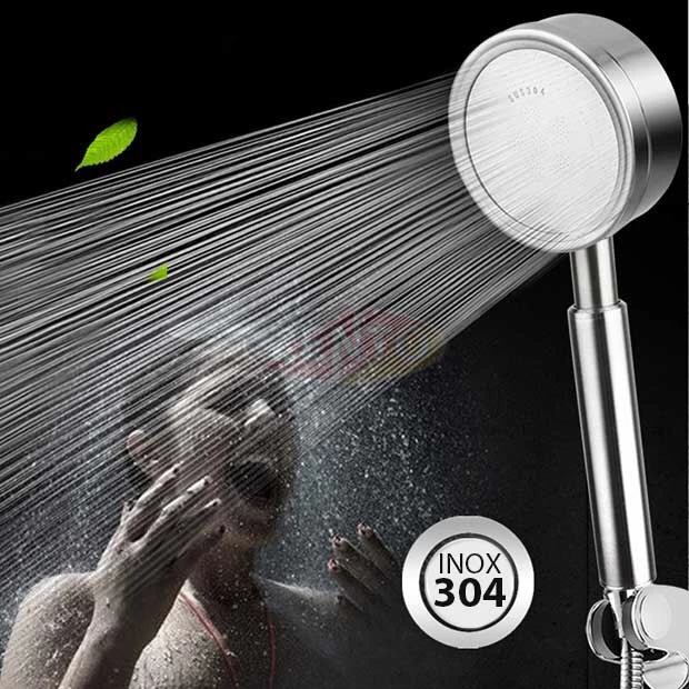 Vòi sen, tay sen tăng áp INOX 304 - Thiết bị phòng tắm(không kèm dây)