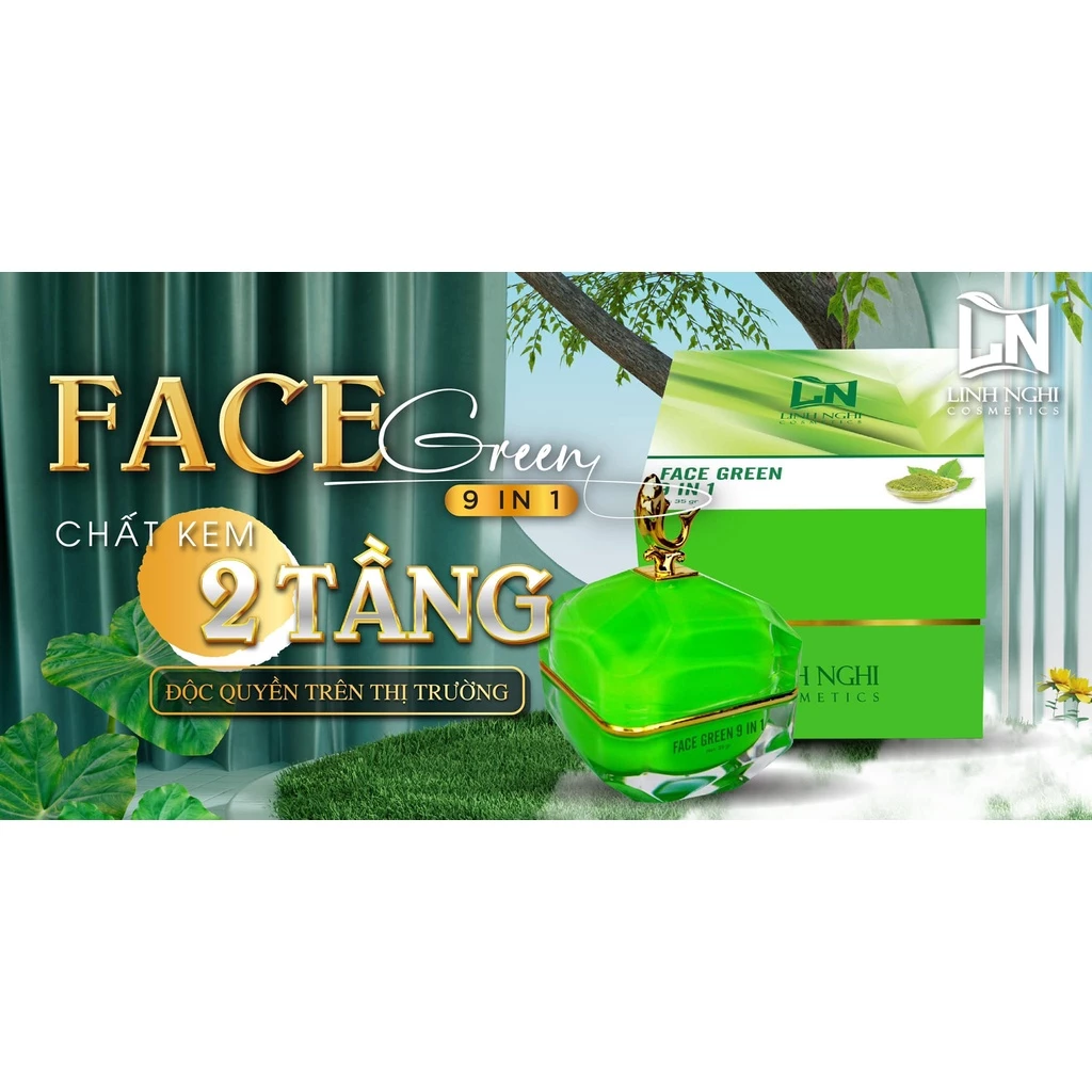 Kem Dưỡng Face Green 9 In 1 Linh Nghi Cosmetics