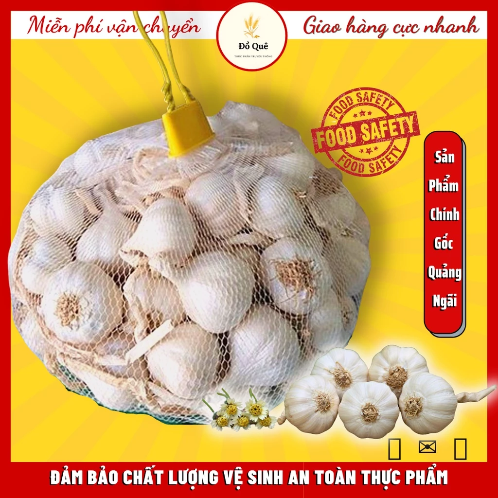 1KG🔥 TỎI LÝ SƠN NHIỀU TÉP LOẠI 1 🔥THƠM NGON CHÍNH GỐC🔥 ĐẶC SẢN QUẢNG NGÃI