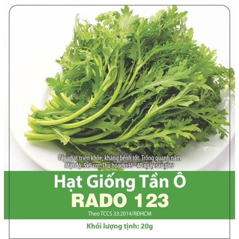 Hạt giống rau Tần Ô_ Gói 20gr