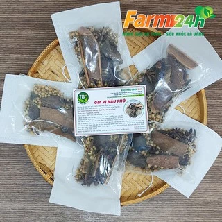 [Combo 5 gói] Gia vị nấu phở thảo mộc 100% tự nhiên cho món phở chuẩn vị, thơm, ngon, an toàn | Farm24h