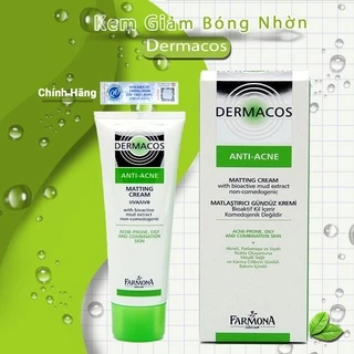 Kem Dưỡng Dermacos Cho Da Dầu Giảm Bóng Nhờn, Ngừa Mụn Farmona Dermacos Anti Acne Matting Cream 50ml