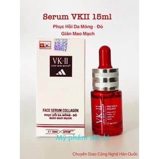 Serum VK-II 15 ml Phục Hồi Da Mỏng Đỏ - Giãn Mao Mạch Mỹ phẩm Mỹ Ái