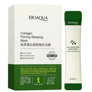 Hộp 20 Gói Mask Collagen Bioaqua - Mặt Nạ Ngủ Dạng Thạch Nâng Cơ -Cấp Nước Dưỡng Ẩm