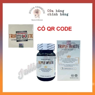 CHÍNH HÃNG CÔNG TY - VIÊN UỐNG TRẮNG DA, CHỐNG NẮNG, NGỪA NÁM TRIPLE WHITE - 50V