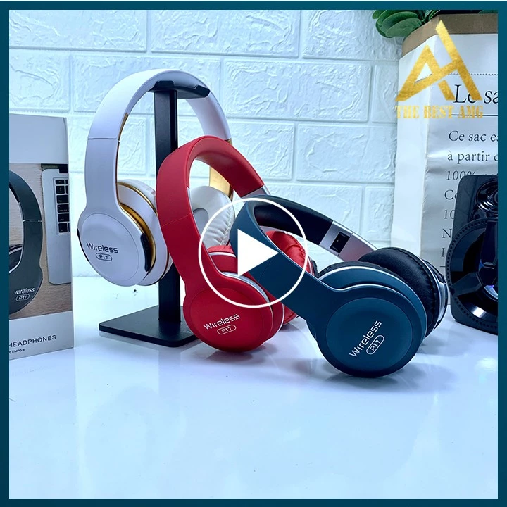 Tai Nghe Chụp Tai Bluetooth Headphone Không Dây Có Mic P17 Wireless - Tay Nghe Điện Thoại Blutooth Mini