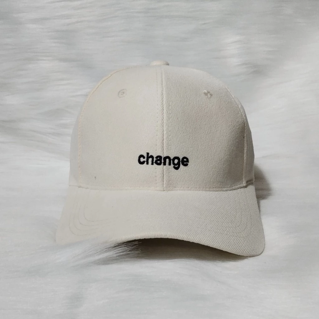 Mũ lưỡi trai, nón kết cao cấp nam nữ đẹp thêu chữ CHANGE phong cách Ulzzang unisex mã số K50