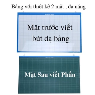 Bảng Nhóm Học Sinh - Bảng Phụ Giáo Viên 2 Mặt Viết Phấn Và Lông Bảng (Ngang/Đứng)