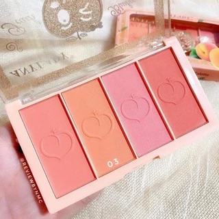 Phấn Má Hồng 4 Ô ANYLADY Sweet Peach