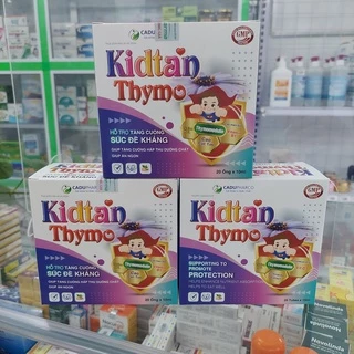 Kidtan thymo - tăng cường đề kháng, phòng chống các bệnh lây nhiễm đường hô hấp cho bé, hộp 20 ống