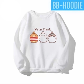 [ FREE_SHIP ] ÁO SWEATER NỈ UNISEX IN 3 GÀ CON FORM NAM NỮ SIÊU DỄ THƯƠNG