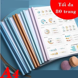 Combo 5 bìa cây gáy A4 trong suốt