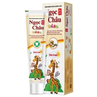 Kem đánh răng dược liệu Ngọc Châu trẻ em trên 6 tuổi 70g