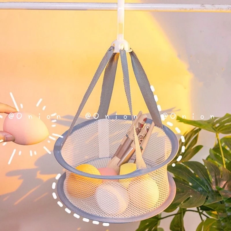 Giỏ treo giá phơi cọ mút gấu bông