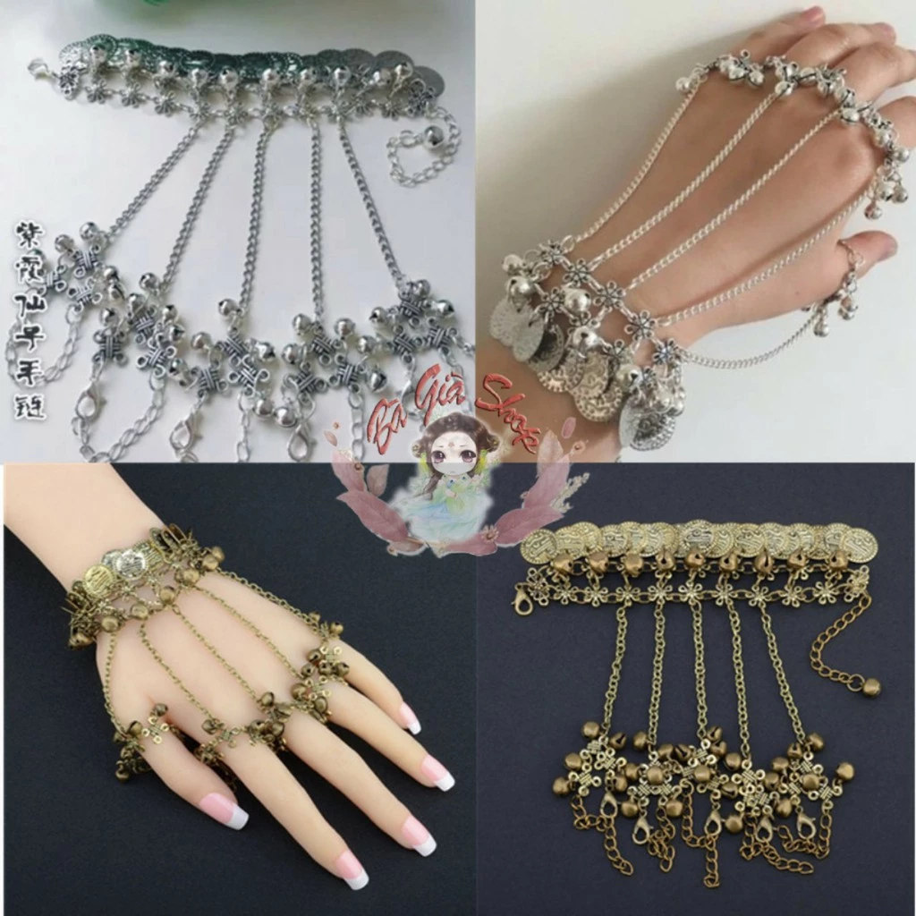 (1 cái)Lắc tay chuông cổ trang vòng tiểu phong