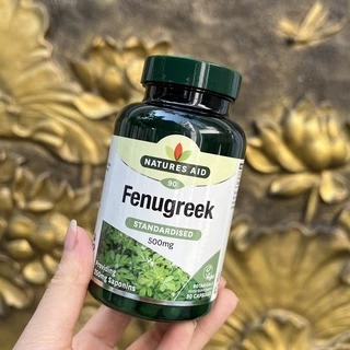 Viên lợi sữa Cỏ Cari Fenugreek 500mg Anh 90 viên