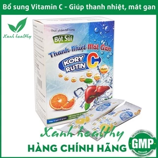 Thanh nhiệt Mát Gan dạng gói Sủi giảm mụn nhọt, mẩn ngứa, rôm sảy - bổ sung vitamin C, Rutin C an toàn hiệu quả