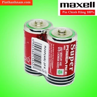 Pin Đại Maxell R20P vỉ 2 viên chính hãng dung lượng cực cao