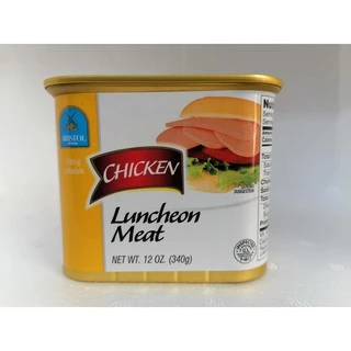 [340g – CHICKEN (VÀNG)] THỊT GÀ NGUYÊN VỊ [USA] BRISTOL Luncheon Meat (nhn-hk)